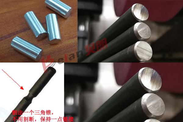 線材折彎機倒角切槽樣品 線材折彎機倒角切槽樣品