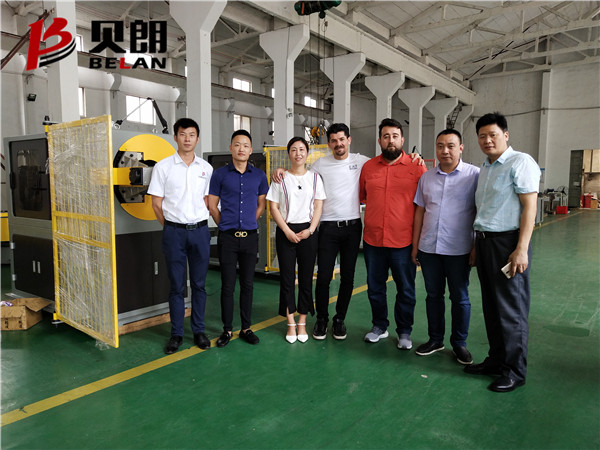 貝朗土耳其客戶參觀現場 貝朗土耳其客戶參觀現場